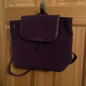 New With Tags, Vera Bradley Fashion Backpack Elderberry Color. Paid $155